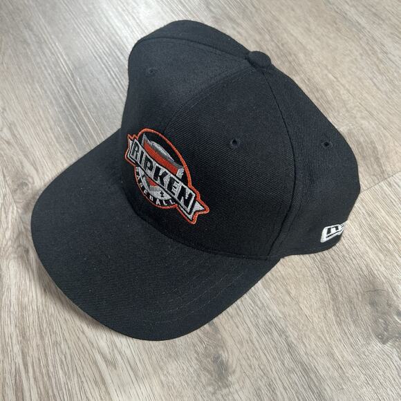 Vintage New Era Ripken Orioles Hat Snapback MLB Baseball Black Wool Blend Cap‎ - Picture 8 of 8